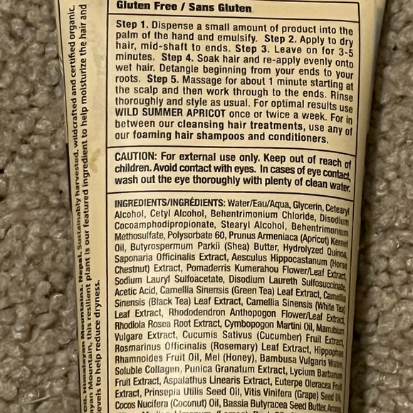 New Tweak’d By Nature Wild Summer Apricot cleansing Hair Treatment 3 Oz - Picture 7 of 11